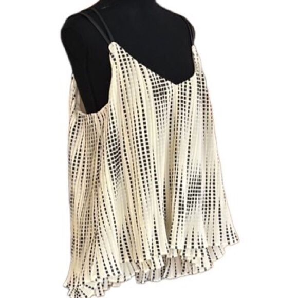 PJK Patterson J Kincaid Size Medium Harness Tank Ivory Black Leather straps - Picture 6 of 9